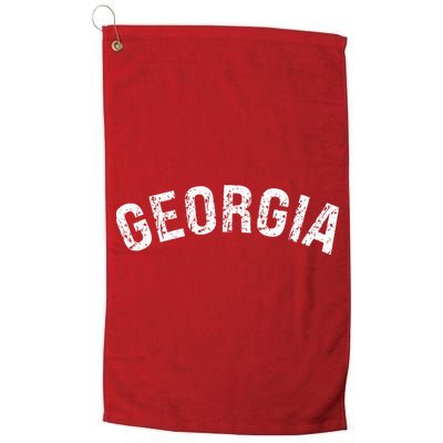 Vintage Georgia Georgia Red Golf Towel