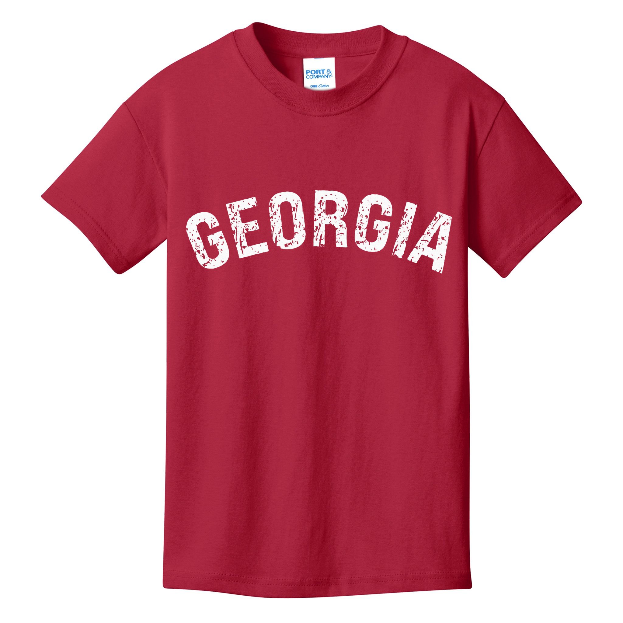 Vintage Georgia Georgia Red Kids T-Shirt