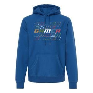 Video Games Gamer Gift Retro Gaming Gift Premium Hoodie