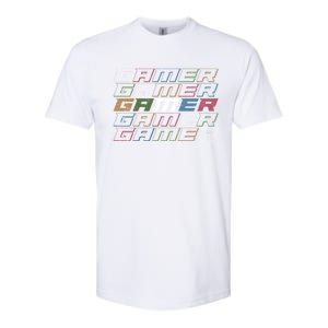 Video Games Gamer Gift Retro Gaming Gift Softstyle CVC T-Shirt