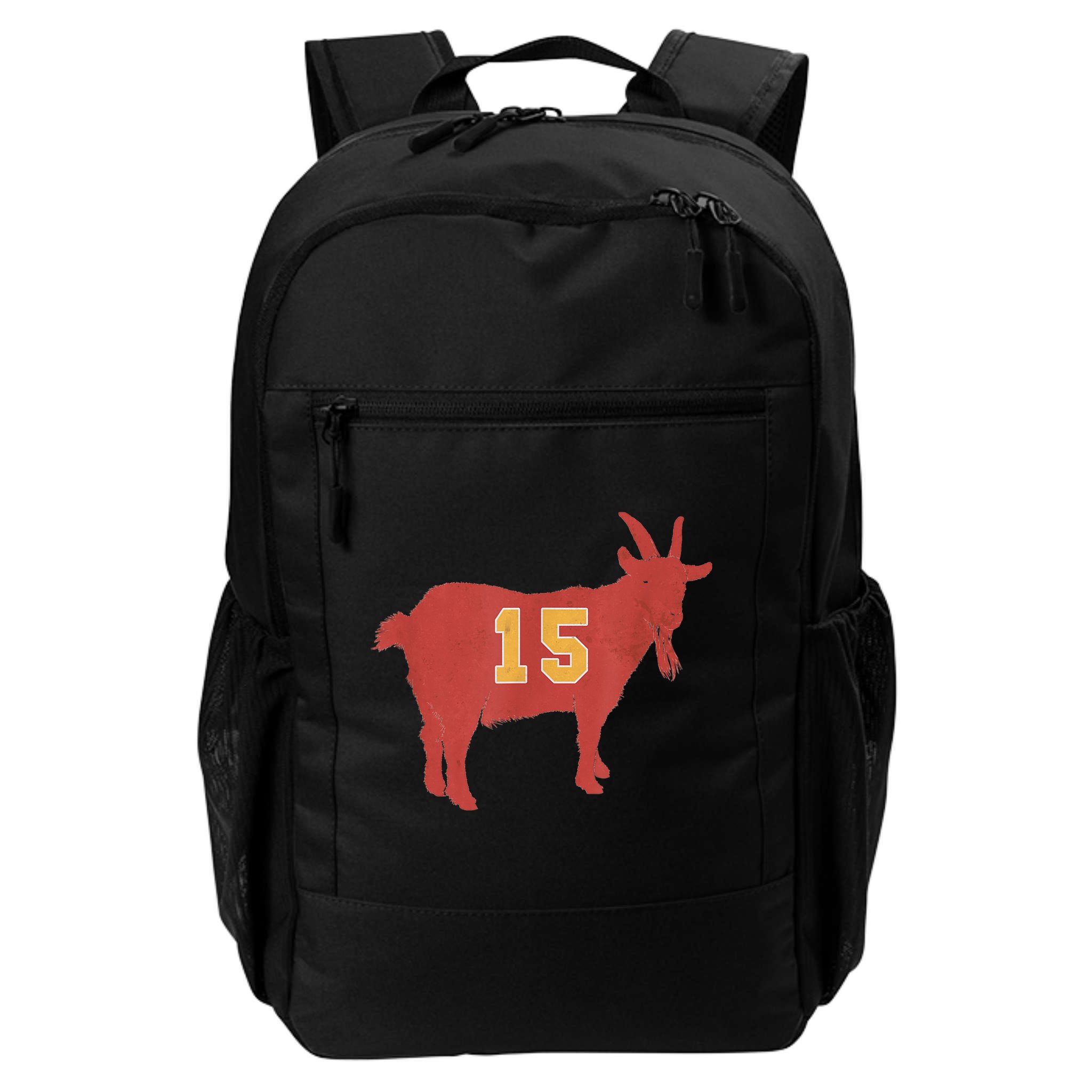 Vintage Grunge GOAT 15 Red And Gold Backpack