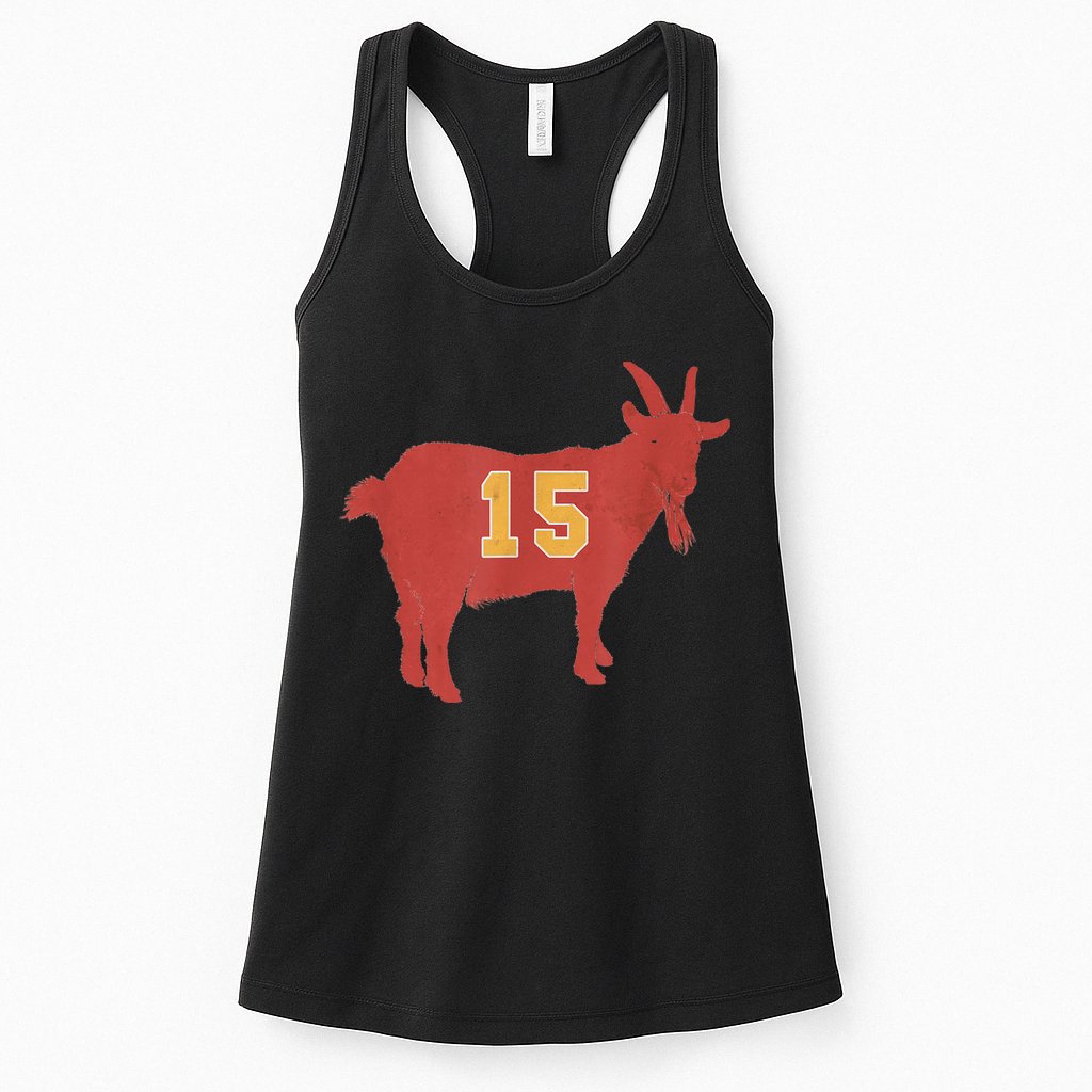 Vintage Grunge GOAT 15 Red And Gold Womens Tank Top