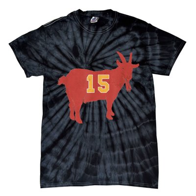 Vintage Grunge GOAT 15 Red And Gold Tie-Dye T-Shirt