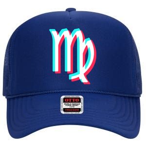 Virgo Great Gift And Zodiac Gift Virgo Meaningful Gift High Crown Mesh Back Trucker Hat