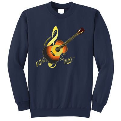 Vintage Guitar Gift For Men Women Music Band Guitarist Stuff Sweatshirt