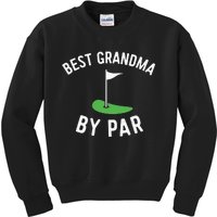 Vintage Golf Grandma Distressed Golf Lover Gift Kids Sweatshirt