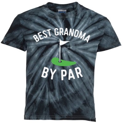 Vintage Golf Grandma Distressed Golf Lover Gift Kids Tie-Dye T-Shirt