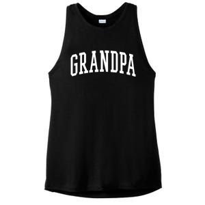 Varsity Grandpa Gift Ladies PosiCharge Tri-Blend Wicking Tank