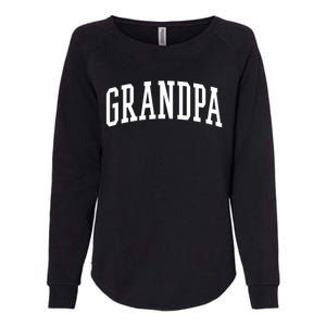 Varsity Grandpa Gift Womens California Wash Sweatshirt