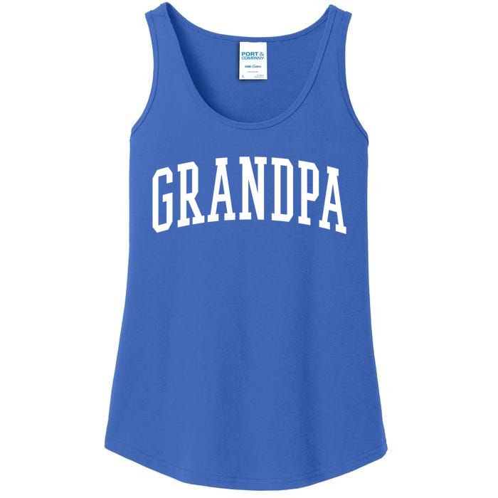 Varsity Grandpa Gift Ladies Essential Tank