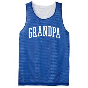 Varsity Grandpa Gift Mesh Reversible Basketball Jersey Tank