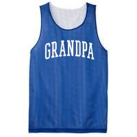 Varsity Grandpa Gift Mesh Reversible Basketball Jersey Tank