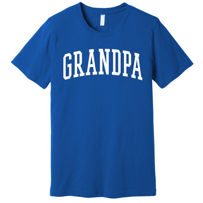 Varsity Grandpa Gift Premium T-Shirt