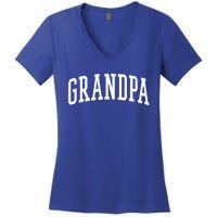 Varsity Grandpa Gift Women's V-Neck T-Shirt