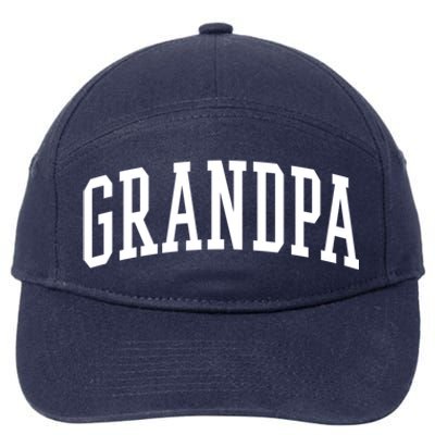 Varsity Grandpa Gift 7-Panel Snapback Hat