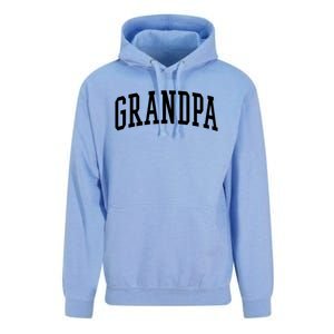 Varsity Grandpa Gift Unisex Surf Hoodie