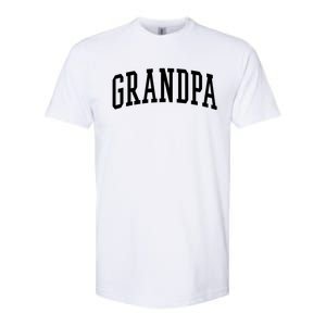 Varsity Grandpa Gift Softstyle CVC T-Shirt