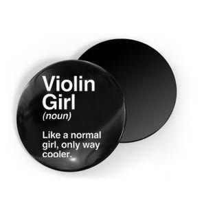 Violin Girl Gift Funny Violin Girl Definition Music Magnet