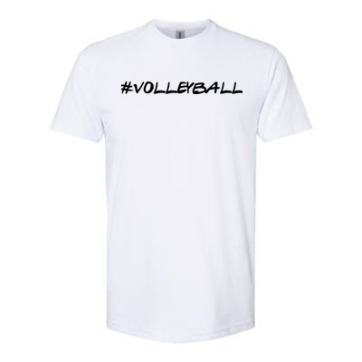 #Volleyball Great Gift Volleyball Gift Softstyle CVC T-Shirt