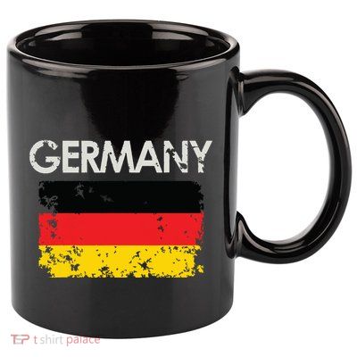 Vintage Germany German Flag Pride Gift 11oz C Handle Ceramic Mug