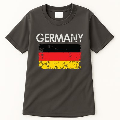 Vintage Germany German Flag Pride Gift Tall T-Shirt