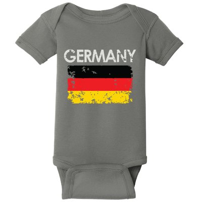 Vintage Germany German Flag Pride Gift Baby Bodysuit