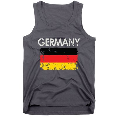 Vintage Germany German Flag Pride Gift Tank Top