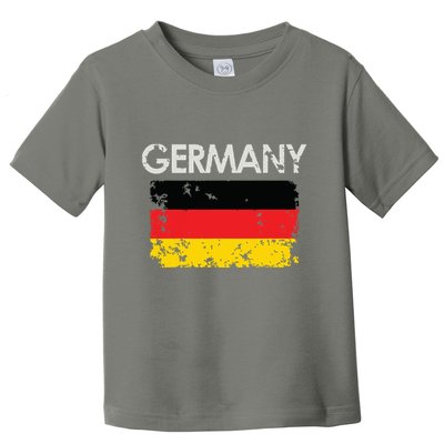 Vintage Germany German Flag Pride Gift Toddler T-Shirt