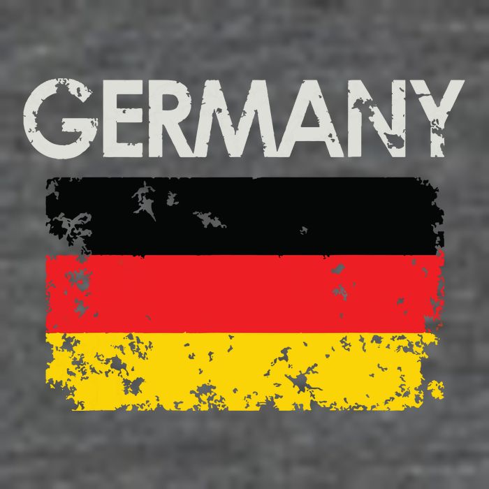 Vintage Germany German Flag Pride Gift Toddler T-Shirt