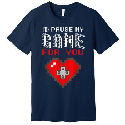 Video Game Gaming Valentines Day Gamer Gift For Boys Men Premium T-Shirt