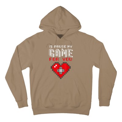 Video Game Gaming Valentines Day Gamer Gift For Boys Men Hoodie