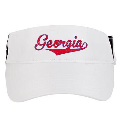 Vintage Georgia Ga Throwback Retro Adult Drive Performance Visor