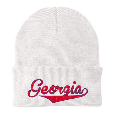 Vintage Georgia Ga Throwback Retro Beanie