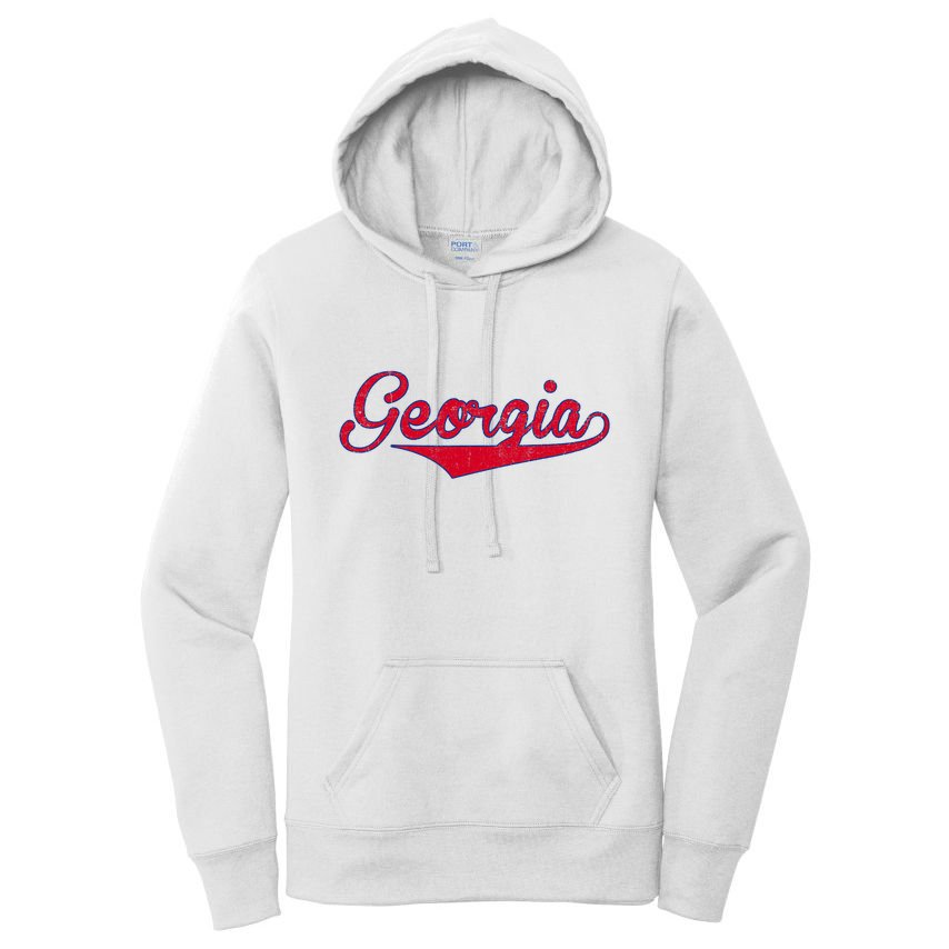 Vintage Georgia Ga Throwback Retro Women's Pullover Hoodie