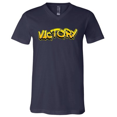 Victory Gymnastics Graffiti V-Neck T-Shirt