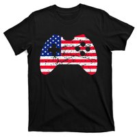 Video Game Gamer USA 4th of July Retro T-Shirt