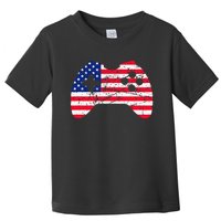 Video Game Gamer USA 4th of July Retro Toddler T-Shirt