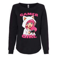 Video Games Gaming Gamer Girl Womens California Wash Sweatshirt