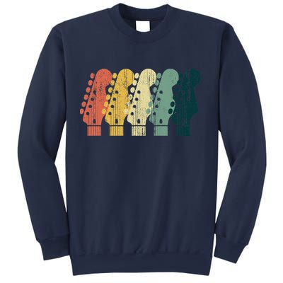 Vintage Guitar Gift For Music Band Guitarist Stuff Premium Sweatshirt