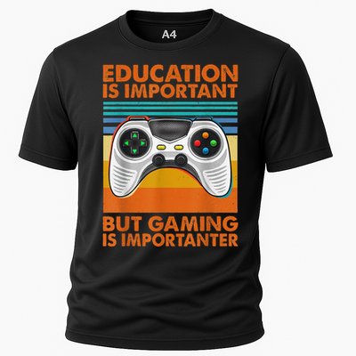 Vintage Gamer Gaming Gifts For Teenage Boys 8-12 Year Old Cooling Performance Crew T-Shirt