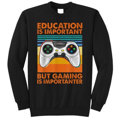 Vintage Gamer Gaming Gifts For Teenage Boys 8-12 Year Old Sweatshirt