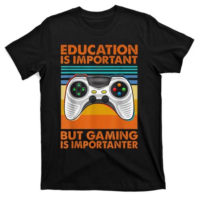 Vintage Gamer Gaming Gifts For Teenage Boys 8-12 Year Old T-Shirt