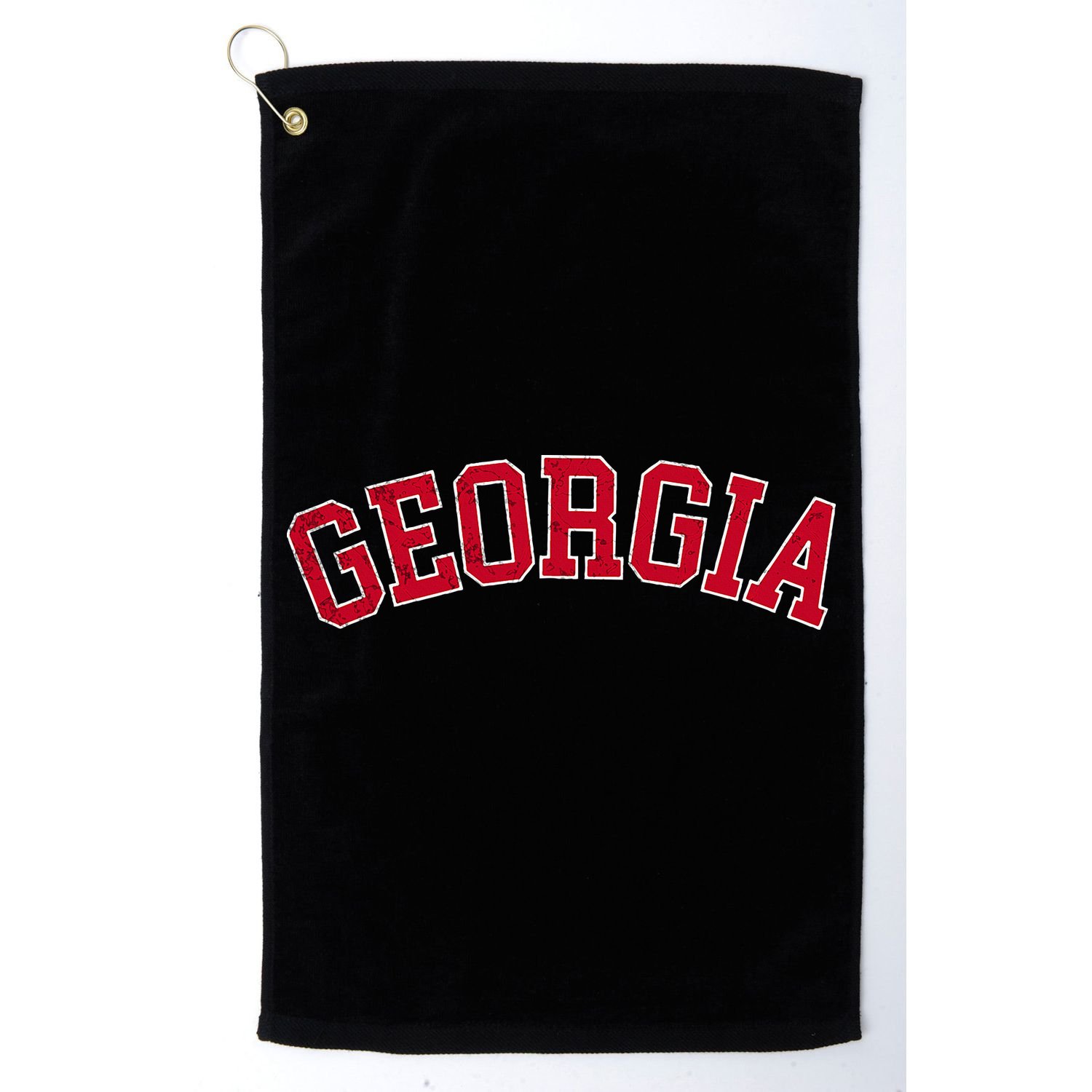 Vintage Georgia Ga Varsity Style Sports Golf Towel