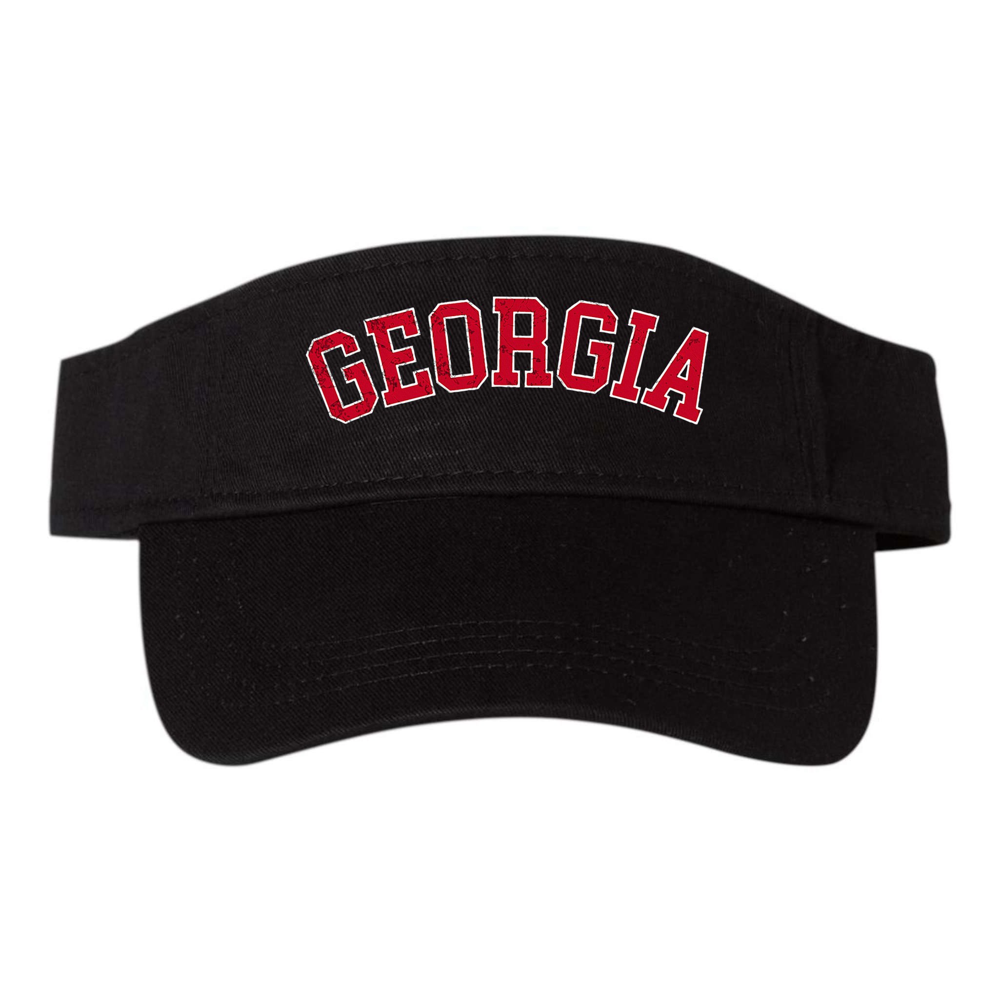 Vintage Georgia Ga Varsity Style Sports Visor