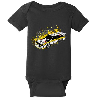Vintage Ger Group B Rally Car Racing Motorsport Livery Gift Baby Bodysuit