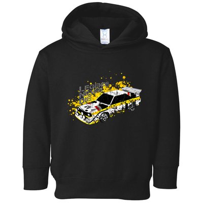 Vintage Ger Group B Rally Car Racing Motorsport Livery Gift Toddler Hoodie