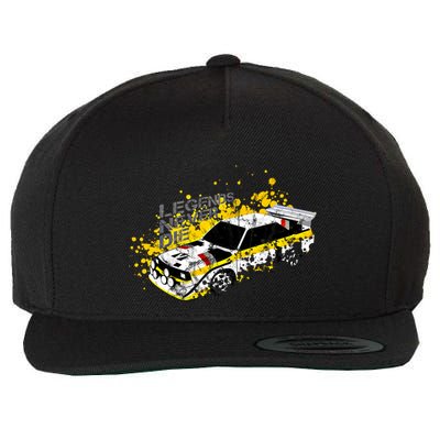 Vintage Ger Group B Rally Car Racing Motorsport Livery Gift Wool Snapback Cap