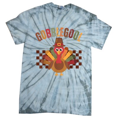 Vintage Gobble Gool Turkey Funny Thanksgiving Gobblegool Tie-Dye T-Shirt