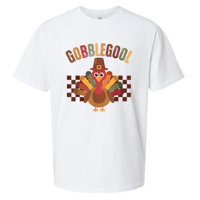 Vintage Gobble Gool Turkey Funny Thanksgiving Gobblegool Sueded Cloud Jersey T-Shirt