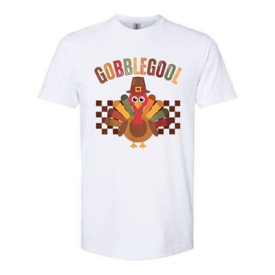 Vintage Gobble Gool Turkey Funny Thanksgiving Gobblegool Softstyle CVC T-Shirt